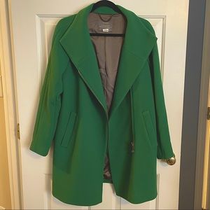 J.Crew Double Cloth Green Coat
